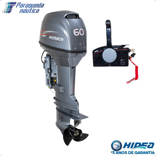 Imagem 3 de 5 de Motor De Popa Hidea 2 Tempos 60hp Ffel-t Pessoa Física