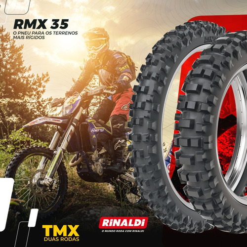Pneu Moto Off-road Rmx35 120/90-19 C/c Tras Rinaldi Cr-yz-kx