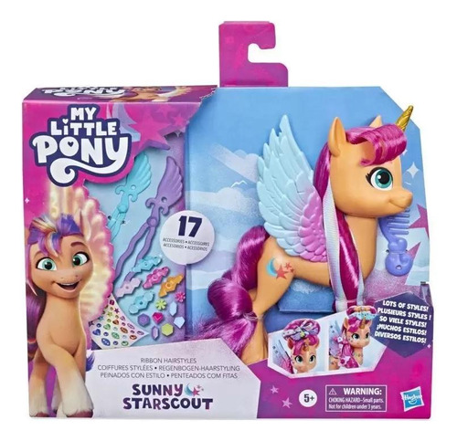 Figura Brinquedo My Little Pony Sunny Starcout F3873 Hasbro