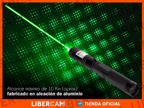 Imagen 7 de 10 de Puntero Laser Profesional Verde 50mw Alto Alcance Real