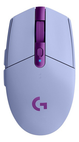 Mouse gamer de juego inalámbrico Logitech  Serie G Lightspeed G305 lila