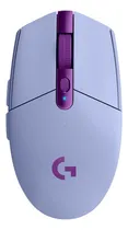 Comprar Mouse gamer de juego inalámbrico Logitech GSerie G Lightspeed G305 lila