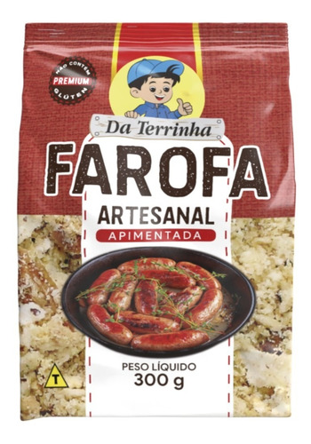 Farofa Artesanal Da Terrinha Apimentada 300 G