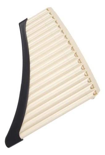 Pan Pipe Instrumento Clave De Instrumento 16 Tubos Beige
