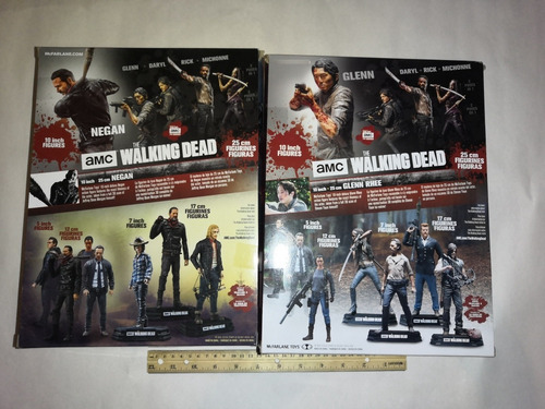 Glenn & Negan Twd Mcfarlane Toys 25 Cms 10 Pulgadas (Usado)