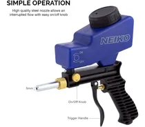 Comprar Neiko ® Pistola De Arena Silica Sandblast Boquilla Cambiable
