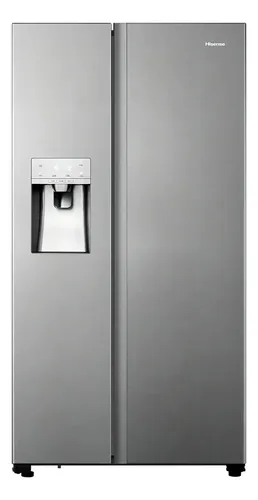 Geladeira Hisense Side By Side Inox 533L Inverter Frost Free RS-69W 220V