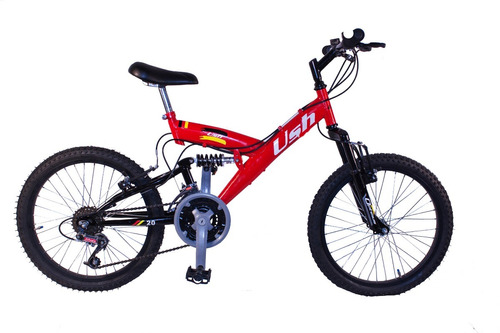 Bicicleta Mountain  Bike R20  Ush Doble - Suspensión 18 Vel