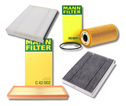 Kit Filtros Mercedes Vito 111 Cdi Aire Aceite Comb Habitac