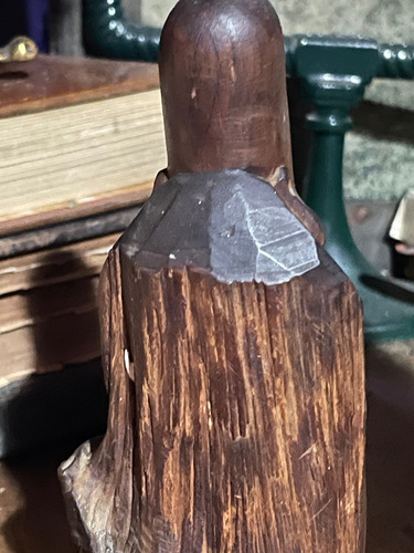 Mago/alquimista Tallado En Guindo Circa 1940 Marrón (Usado)