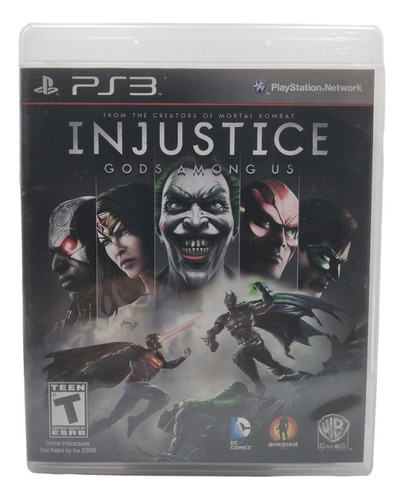 Game Injustice Gods Amongus Original Ps3 Físico 