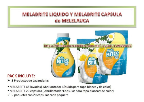 Melabrite Liquido 48 Lav Y Melabrite Capsulas De Melaleuca