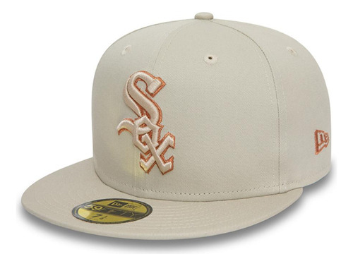 Gorro 59fifty Chicago White Sox Metallic Outline Beige