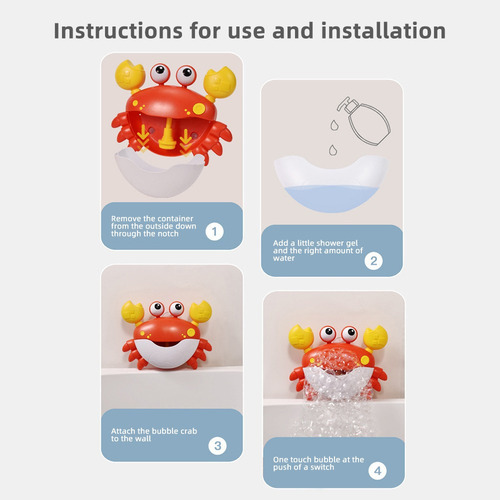 Juguetes De Baño Para Bebés Con Forma De Máquina De Burbujas