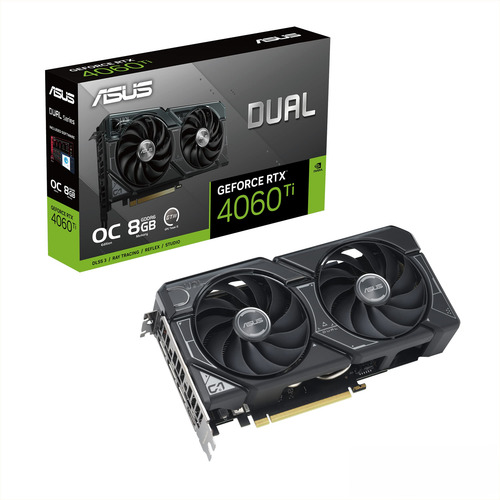 Tarjeta Gráfica Asus Dual Geforce Rtx 4060 Ti Oc 8 Gb Gddr6
