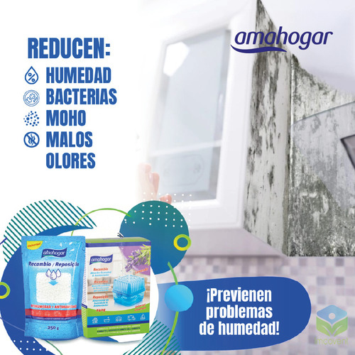 Absorbedor Humedad Recambio Universal 240g Floral