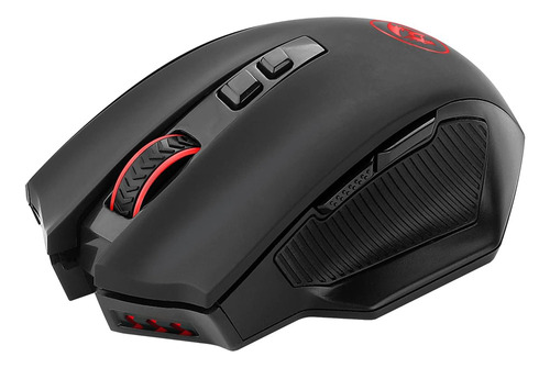 Mouse Inalambrico Ergonomico Led Rojo | Negro/ Redragon M...