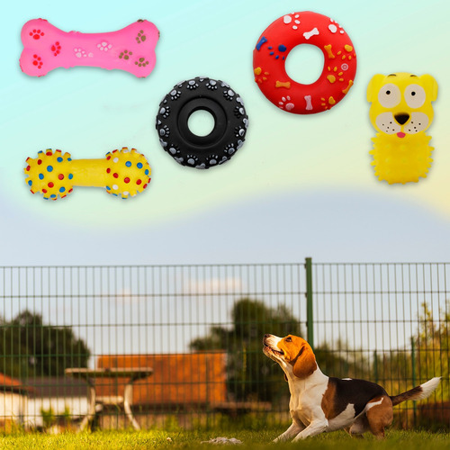 Imagem 2 de 7 de Kit Pet Shop 5 Pç Com Apito Para Cachorros Cães Raça Pequena