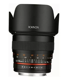 Rokinon 50mm F1.4 Lens For Canon Ef Digital Slr