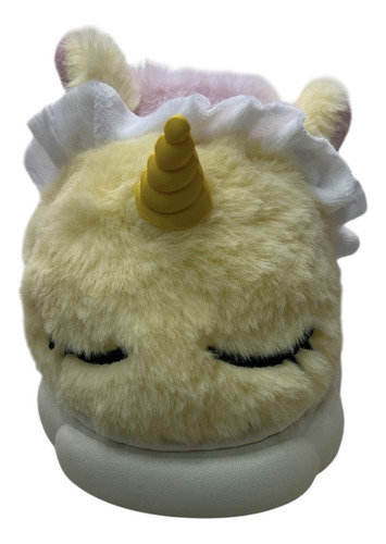 Pantufla Unicornio De Felpa Para Niñas Antideslizante Lila