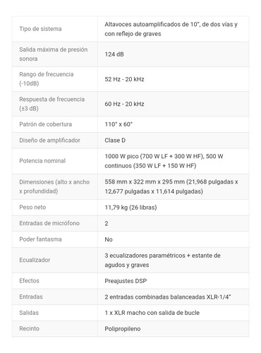 Bocina Jbl Eon 610 Amplificada Dj Profesional Negro (Usado)