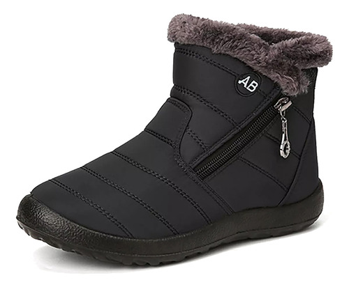 Botas De Nieve Cálidas De Invierno Impermeables Para Mujer