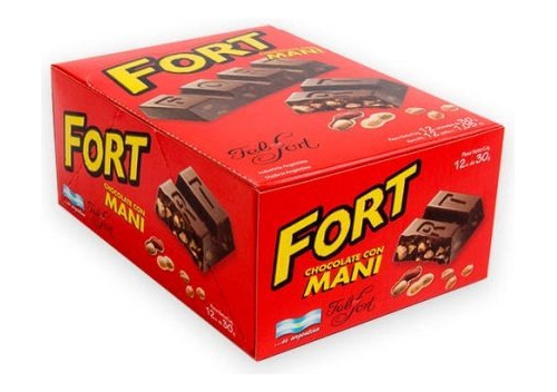 Chocolate Felfort Mani X 30g - Caja X 12un