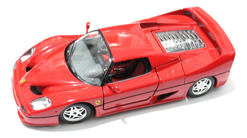 Miniatura Ferrari F50 1995 Coupé 1:24 Burago Red 1552 Color Rojo