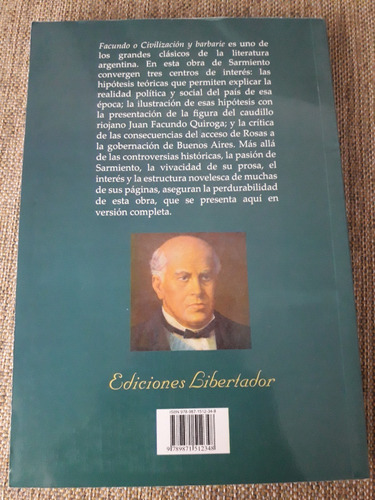 Facundo. Domingo F. Sarmiento. Ed. Libertador