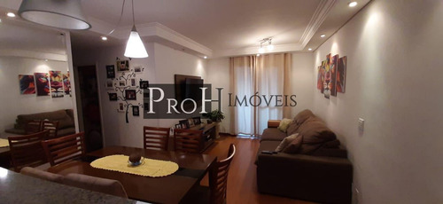 Imagem 2 de 15 de Apartamento Para Venda Em Santo André, Campestre, 3 Dormitórios, 1 Suíte, 2 Banheiros, 1 Vaga - Ecolidavi