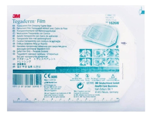 Pack 10 Tegaderm Iv Advanced 6.5x7.0cm #1683