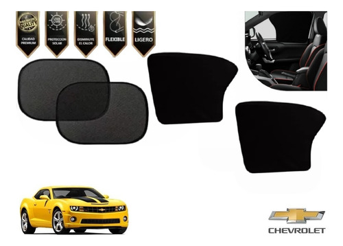 Kit Cubresol Ventana Delantera Y Trasera Camaro 2015