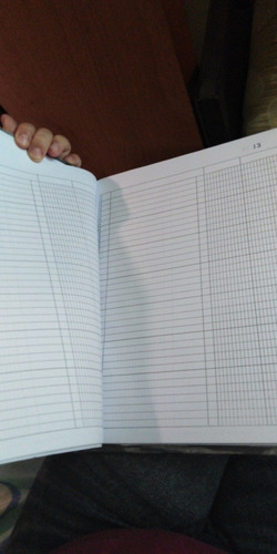 2 Libros Contables De 100 Folios Tapa Dura