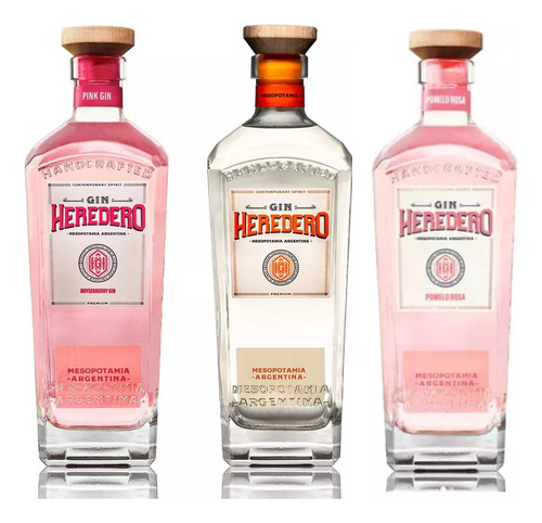 Gin Heredero Original + Pink Boysenberry + Pomelo Rosa  Flex