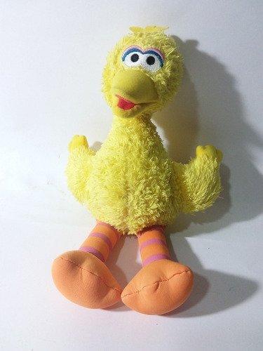 Peluche Big Bird Plaza Sésamo- Beannie Playskool- 25 Cm