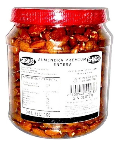 Almendras Premium Naturales, 1 Kg