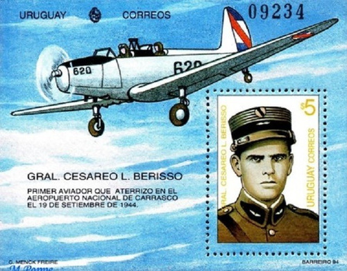 Estampillas Uruguay 1994 - Aviación Militar / Carrasco 