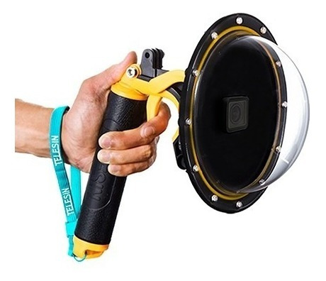 Dome Port Hero 5/6/7 Telesin Para Gopro
