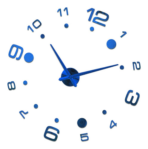 Relógio De Parede Da Cozinha Azul