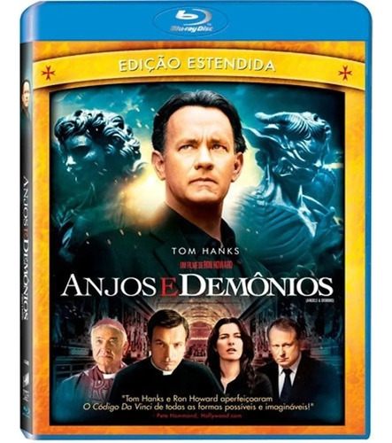 Blu-ray Anjos E Demônios - Tom Hanks - Original & Lacrado