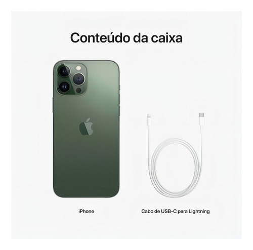 iPhone 13 Pro Max 256 GB verde-alpino - Excelente (Recondicionado)
