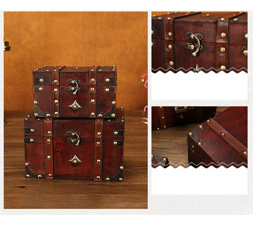 Caja Organizadora De Joyas Con Forma Vintage De Treasure Che