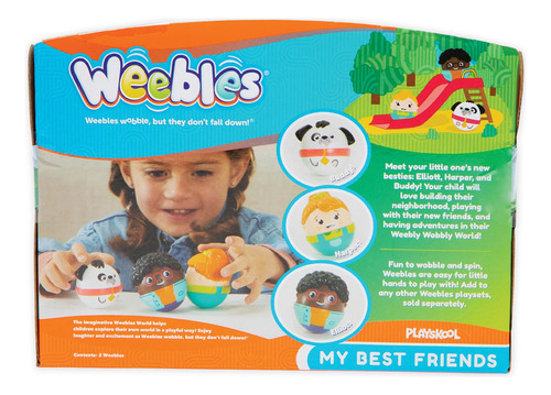 Playskool Weebles My Best Friends - Juguete Preescolar Weebl