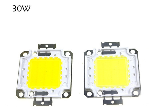 Luz Led 30w 6400k Bl Chip Potencia Repuesto Reflector Bombil