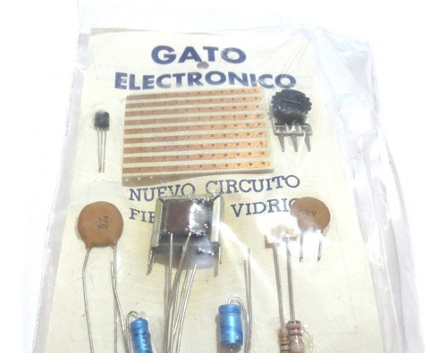 Kit Electrónica Gato Electrónico Para Armar / Estudiantes