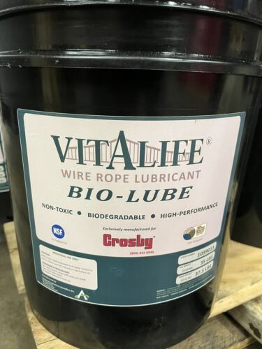 Vitalife 410 Bio Lube Wire Rope Lubricant 5 Gallon Pail  Aae