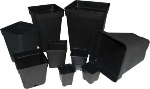Imagen 1 de 1 de Maceta Cuadra Plastico 20lt Indoor - Uruweed Growshop