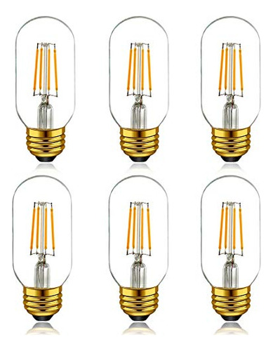 T14 / T45 Bombilla Tubular Led 4w 2700k Blanco Cálido,...