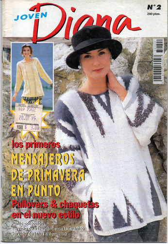 Revista Joven Diana N°2 Tejidos Tricot Mujer Media Estacion (Usado)