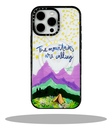 Fundas Mountains Estilo Casetify Magsafe Para Iphone Transparente Iphone 14/13